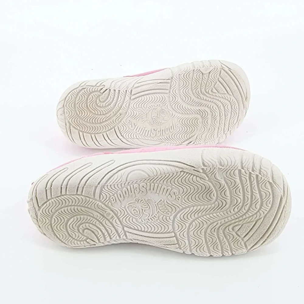 Aqua-Leisure Swim School Pink Water Shoes Toddler Size M 7/8 Toggle Closure 2010